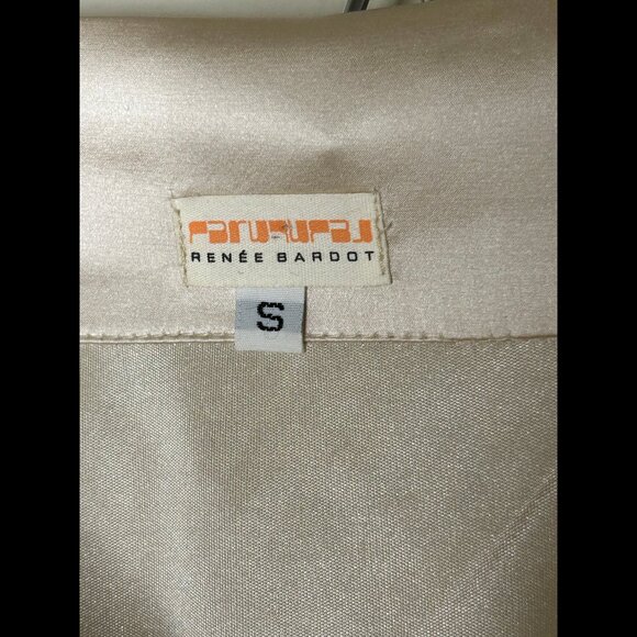 RENEE BARDOT 100% Silk Floral Skirt Layered Soft Flowy Fairy Princess SIZE SMALL - Picture 4 of 5